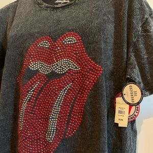 A Brand New  ROLLING STONES OVERSIZED Medium TEE / Unisex